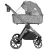 Carrello Omega CRL-6531 - універсальна модульна коляска 2в1 з двоступеневою амортизацією та телескопічною ручкою • Cliff Grey