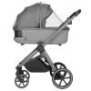 Carrello Omega CRL-6531 - універсальна модульна коляска 2в1 з двоступеневою амортизацією та телескопічною ручкою • Cliff Grey
