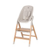 Carrello Ergo CRL-16701 - krzesełko do karmienia, leżaczek dla niemowlaka, wieża edukacyjna (kitchen helper/pomocnik kuchenny) do 75 kg, krzesełko dziecięce • Linen Beige