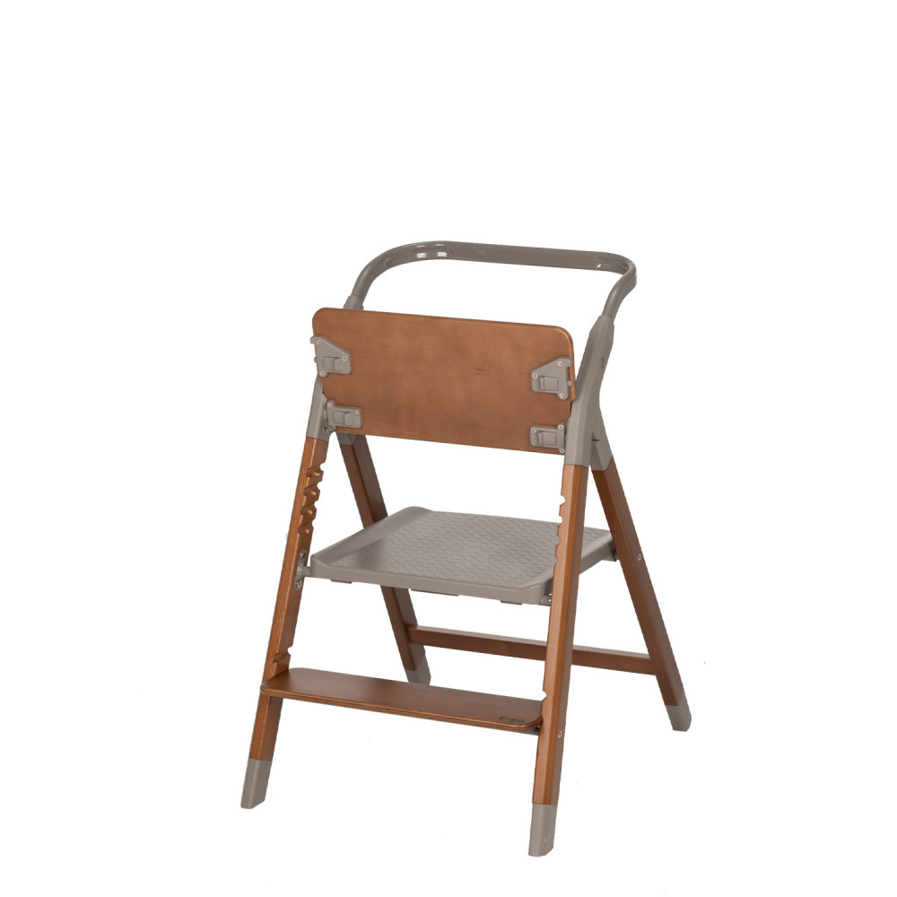 Carrello Ergo CRL-16701 - krzesełko do karmienia, leżaczek dla niemowlaka, wieża edukacyjna (kitchen helper/pomocnik kuchenny) do 75 kg, krzesełko dziecięce • Shadow Beige