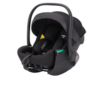 Carrello Vega Lite CRL-13808 - автокрісло для немовлят, переноска (0 - 24міс / 40 - 87см / 0 - 13кг), легке автокрісло i-Size • Absolute Black