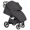 Carrello Bravo Carbon 2026 CRL-5530 - wózek spacerowy całoroczny z lampką LED, ulepszona amortyzacja, magnetyczne zapięcie pasów, rączka teleskopowa • Lumber Grey