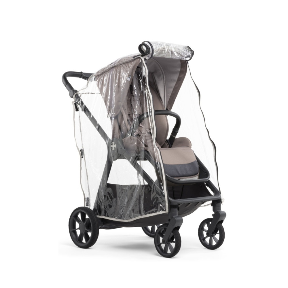 Mast M.7 - wózek spacerowy premium z odwracanym siedziskiem, kompaktowe składanie, koła ETPU • Taupe