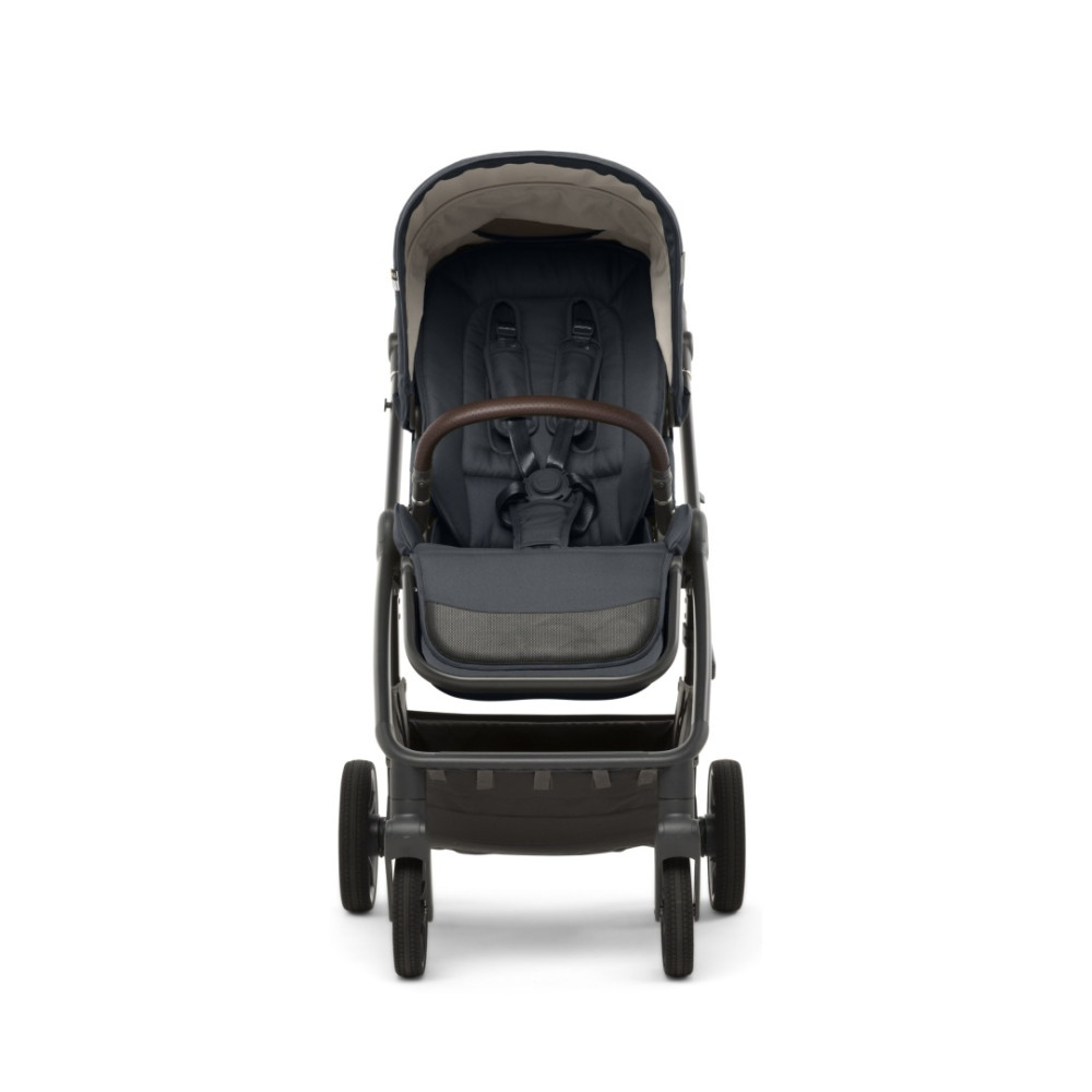 Mast M.7 - wózek spacerowy premium z odwracanym siedziskiem, kompaktowe składanie, koła ETPU • Dark Grey