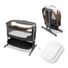 Maxi Cosi Iora Pro - łóżeczko dostawne 2w1, składane, z kołysaniem i 5 poziomami wysokości (0 - 6mc / 0 - 9kg) • Elegance Graphite
