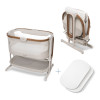 Maxi Cosi Iora Pro - łóżeczko dostawne 2w1, składane, z kołysaniem i 5 poziomami wysokości (0 - 6mc / 0 - 9kg) • Elegance Beige