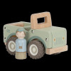 Little Dutch - drewniany samochód zielony Safari Friends (LD7484) • 18 mc+