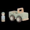 Little Dutch - drewniany samochód zielony Safari Friends (LD7484) • 18 mc+