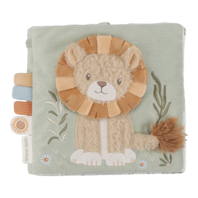 Little Dutch - duża książeczka sensoryczna Safari Friends (LD8307) • 0 mc+