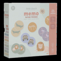Little Dutch - gra memo Safari Friends (LD7486) • 3 lata+ Little Dutch - gra memo Safari Friends (LD7486) • 3 lata+
