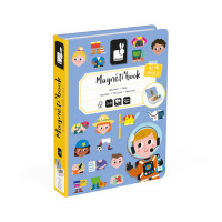 Janod - магнітна розвивайка Професії Magnetibook (J02597) • 3-8 років