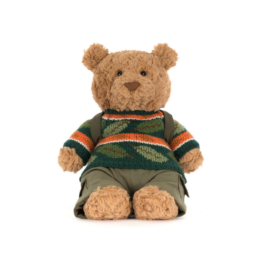 Jellycat - miś Bartłomiej Podróżnik ze śpiworem 26 cm (BARM2OD) • od urodzenia