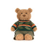 Jellycat - miś Bartłomiej Podróżnik ze śpiworem 26 cm (BARM2OD) • od urodzenia