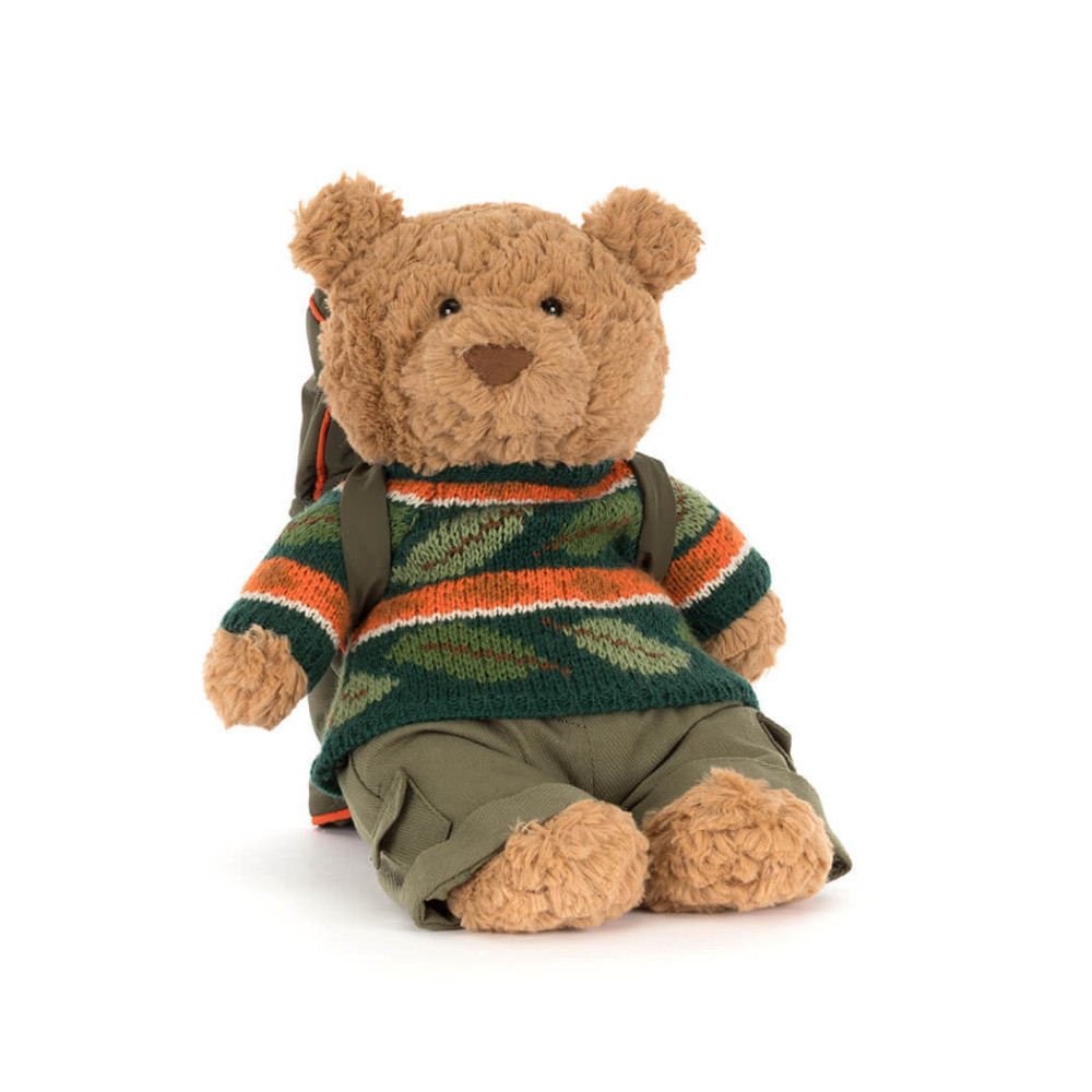 Jellycat - miś Bartłomiej Podróżnik ze śpiworem 26 cm (BARM2OD) • od urodzenia