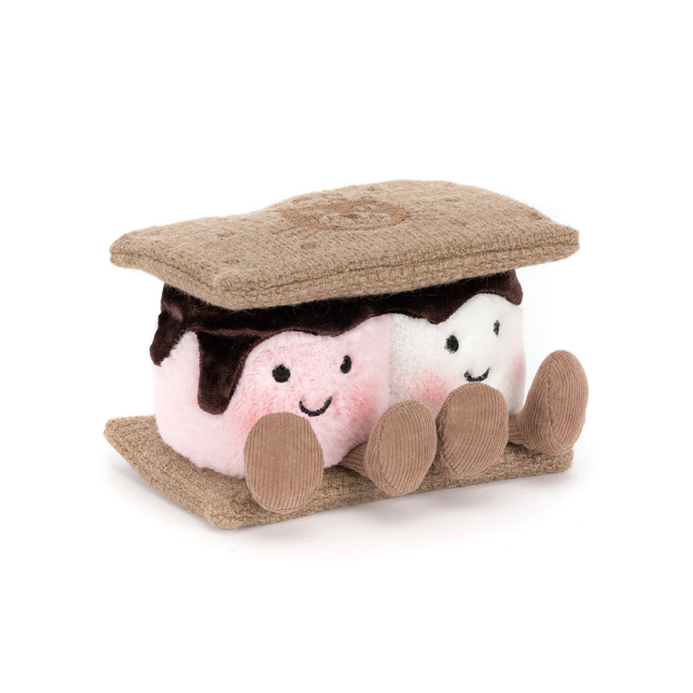 Jellycat - pianki S'mores w kanapce z krakersów (A4SMR) • od urodzenia