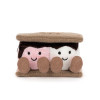 Jellycat - pianki S'mores w kanapce z krakersów (A4SMR) • od urodzenia