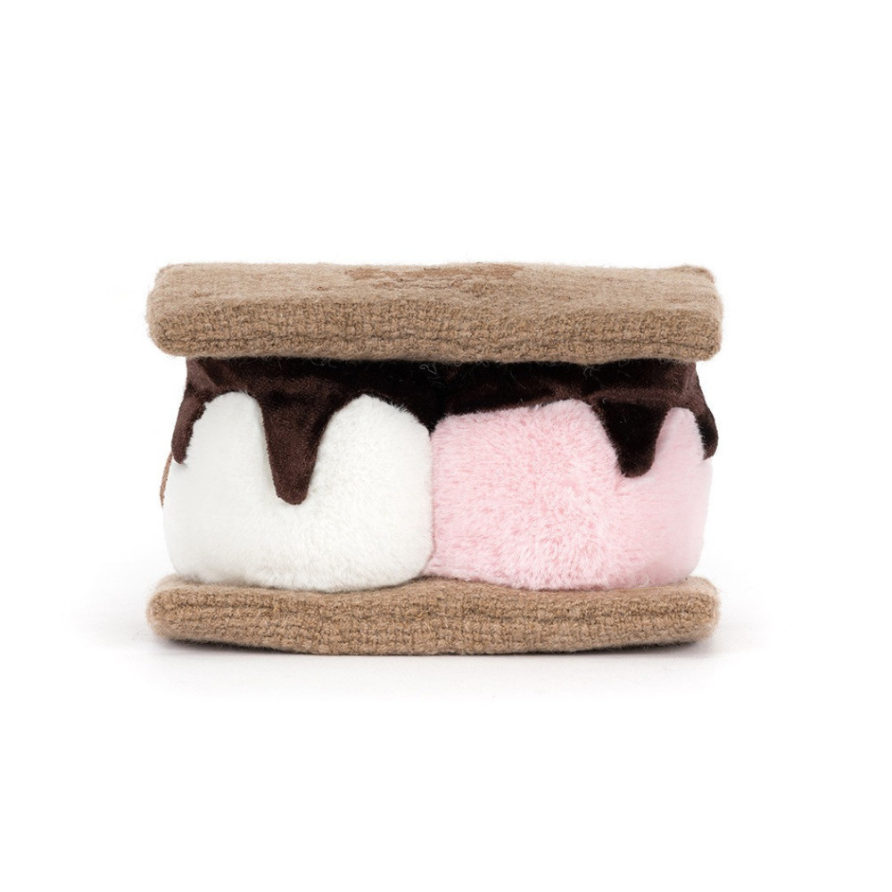 Jellycat - pianki S'mores w kanapce z krakersów (A4SMR) • od urodzenia