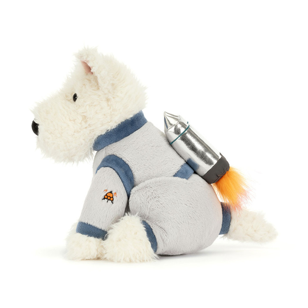 Jellycat - terrier Munro w kombinezonie kosmicznym (MUN3SPD) • od 1 roku Jellycat - terrier Munro w kombinezonie kosmicznym (MUN3SPD) • od 1 roku