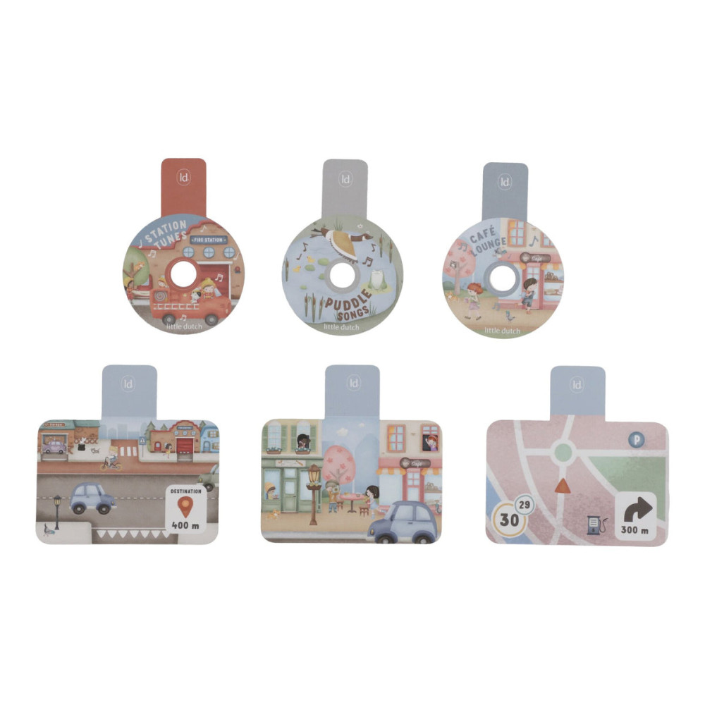 Little Dutch - drewniana kierownica aktywizująca (LD2548) • 1 rok+