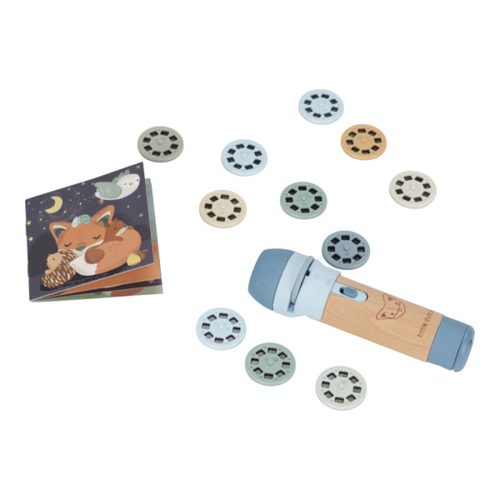 Little Dutch - latarka projektor z bajkami Forest Friends (LD4781) • od 3 lat