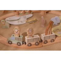 Little Dutch - потяг з рейками Safari Friends (LD7451) • від 18 місяців