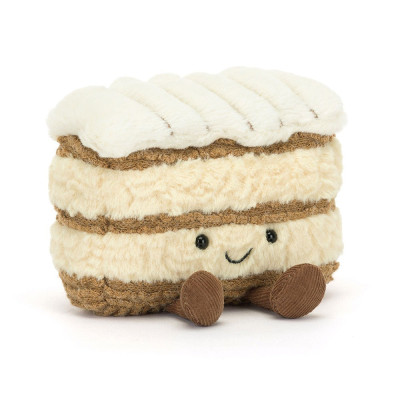 Jellycat - тістечко Milie Mille-Feuille, плюшева іграшка (A6MF) • від народження