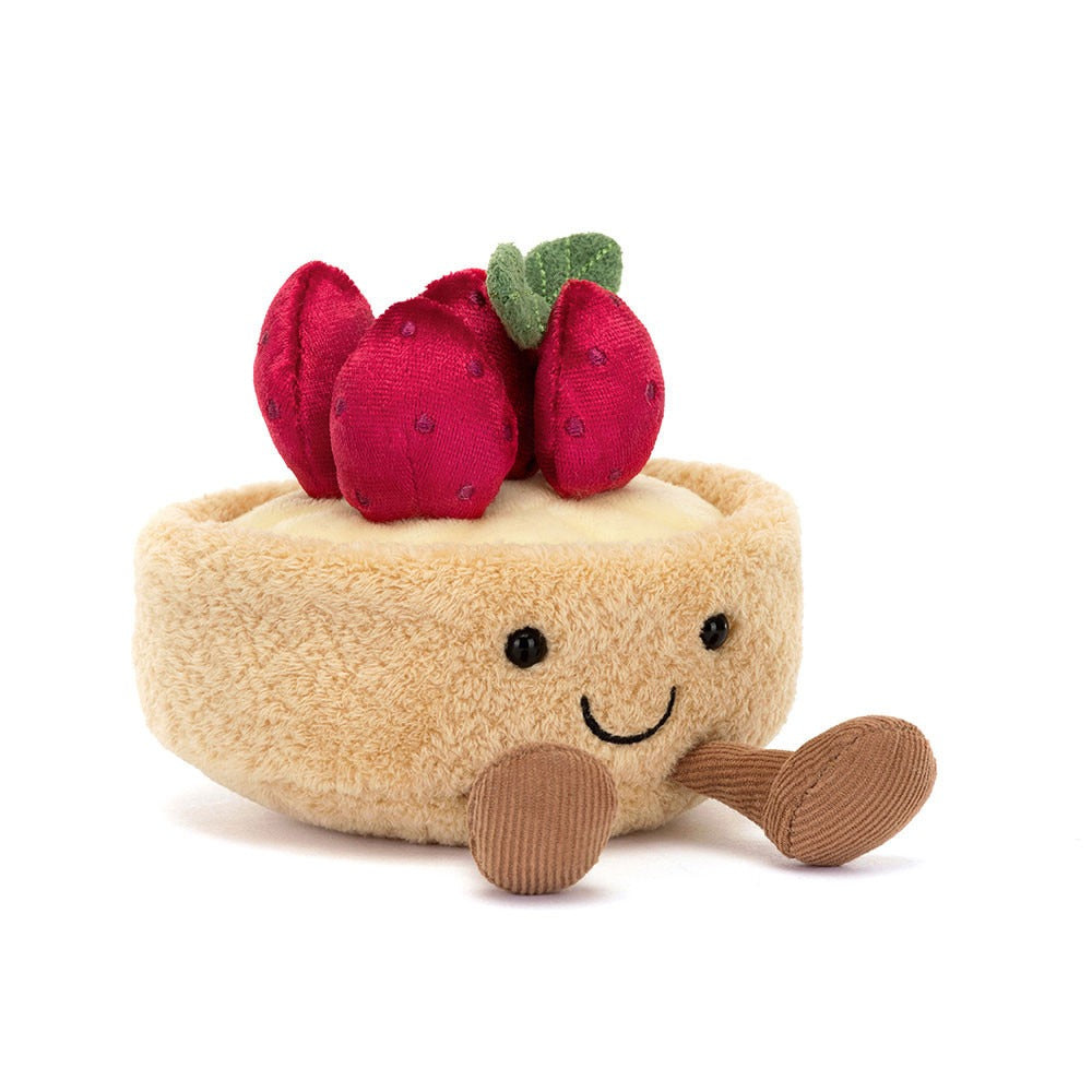 Jellycat - tarta truskawkowa Fleurette, maskotka pluszowa (A6TAF) • od urodzenia