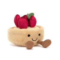 Jellycat - tarta truskawkowa Fleurette, maskotka pluszowa (A6TAF) • od urodzenia