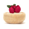 Jellycat - tarta truskawkowa Fleurette, maskotka pluszowa (A6TAF) • od urodzenia