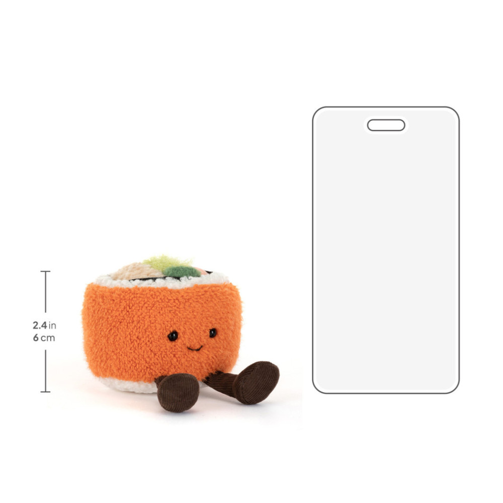 Jellycat - sushi Codhi California Roll, maskotka pluszowa (A4CAL) • od urodzenia Jellycat - sushi Codhi California Roll, maskotka pluszowa (A4CAL) • od urodzenia