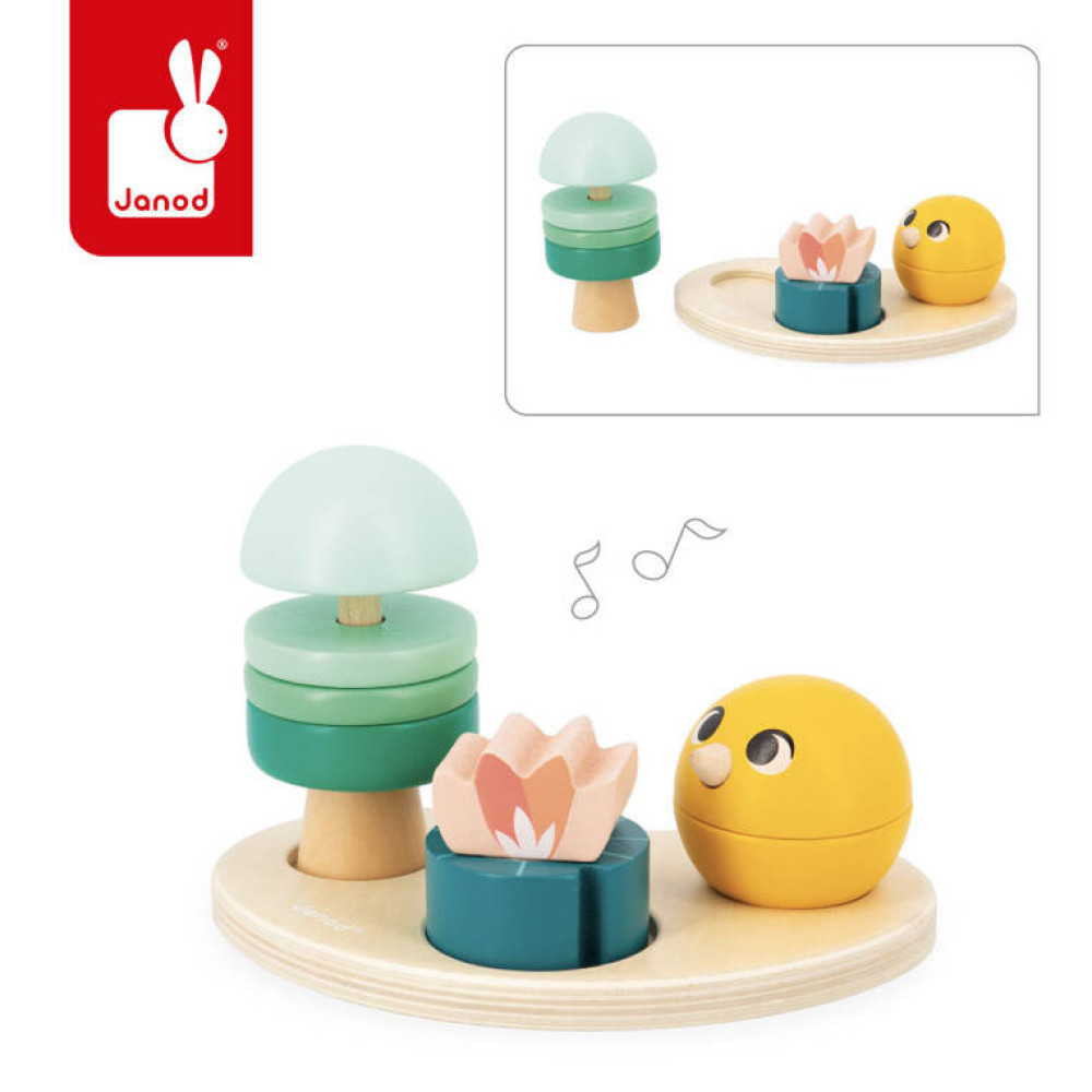 Janod - zestaw zabawek edukacyjnych Box (J04064) • 18 mc+