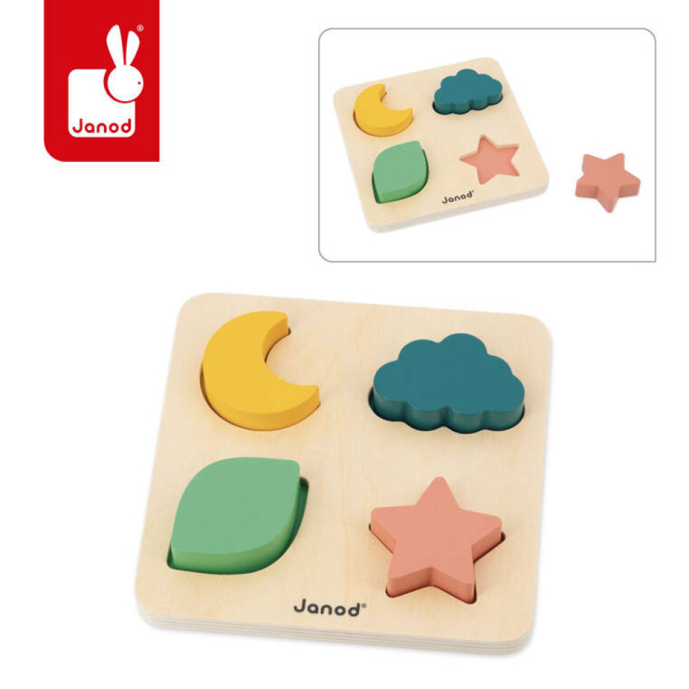 Janod - zestaw zabawek edukacyjnych Box (J04064) • 18 mc+