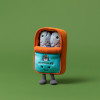 Jellycat - puszka sardynek Amuseables Sardine Tin (A4SDT) • Srebrno-błękitna