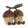 Jellycat - para żołędzi Amuseables Ort & Tum Acorns (A6PAC) • od urodzenia