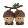 Jellycat - para żołędzi Amuseables Ort & Tum Acorns (A6PAC) • od urodzenia