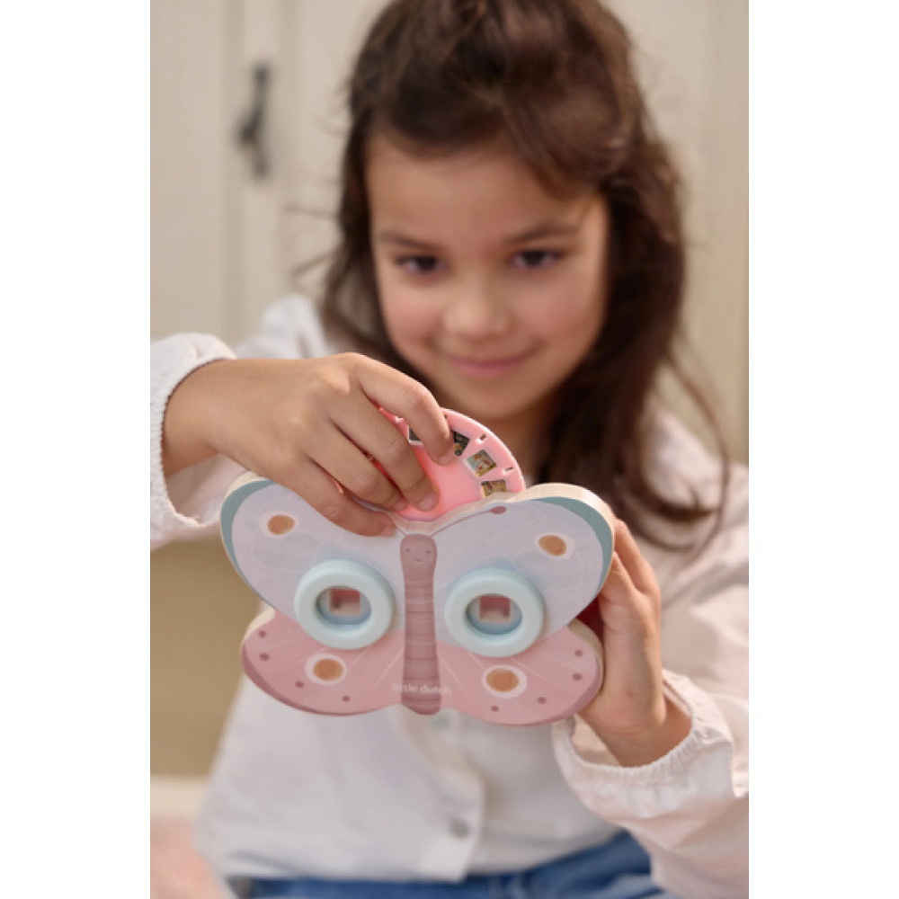 Little Dutch - drewniany projektor bajek Motyl Fairy Garden (LD7359) • 3 lata+ Little Dutch - drewniany projektor bajek Motyl Fairy Garden (LD7359) • 3 lata+
