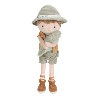 Little Dutch - przytulanka laleczka Jim Safari Friends 35 cm (LD4686) • 1 rok+