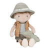 Little Dutch - przytulanka laleczka Jim Safari Friends 35 cm (LD4686) • 1 rok+