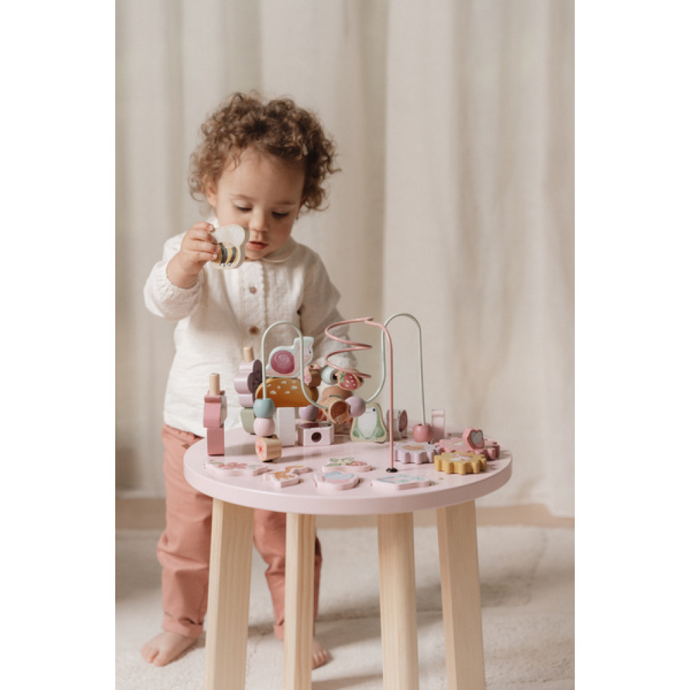 Little Dutch - drewniany stolik edukacyjny Fairy Garden (LD7341) • 1 rok+