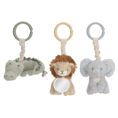 Little Dutch - zestaw 3 zawieszek Safari Friends (LD8320) • od urodzenia