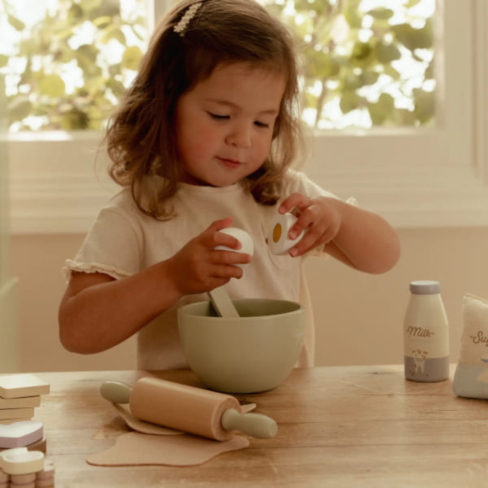 Little Dutch - drewniany zestaw do pieczenia Essentials (LD2510) • od 3 lat Little Dutch - drewniany zestaw do pieczenia Essentials (LD2510) • od 3 lat