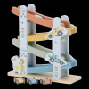 Little Dutch - drewniana zjeżdżalnia wyścigowa dla aut (LD2549) • od 18 miesięcy