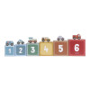 Little Dutch - wieża do układania z 6 autkami FSC (LD2525) • od 1 roku