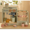 Little Dutch - drewniana kawiarenka FSC z akcesoriami (LD2508) • 3 lata+
