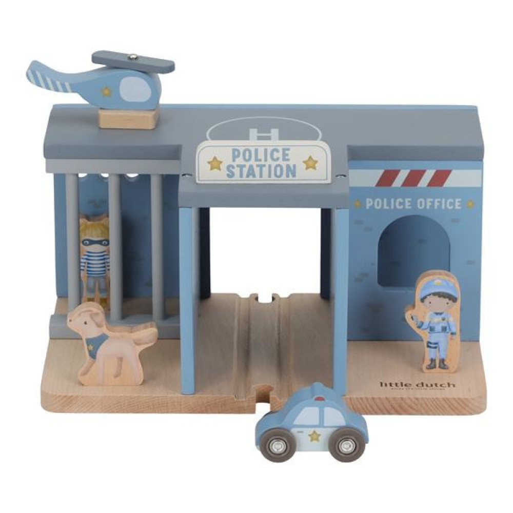 Little Dutch - drewniany posterunek policji FSC (LD2539) • 3 lata+