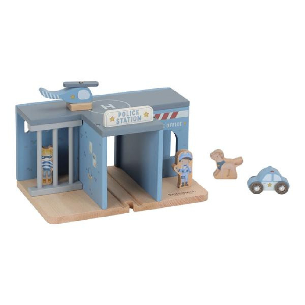 Little Dutch - drewniany posterunek policji FSC (LD2539) • 3 lata+