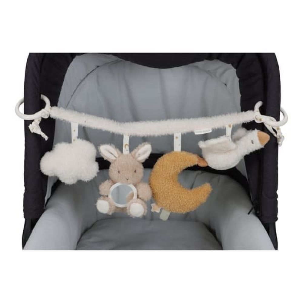 Little Dutch - zawieszka interaktywna do wózka i fotelika Newborn Naturals (LD8411) • 0 mc+