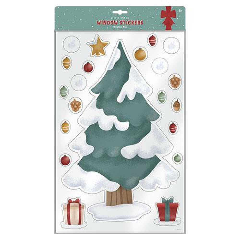 Little Dutch - naklejki okienne Choinka X-MAS (126282) • od 3 lat