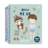 Little Dutch - зошит з наклейками для перевдягання Forest Friends (126331) • від 3-х років
