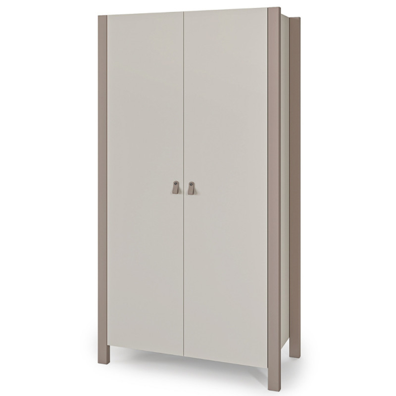 Veres Monaco 960 - дитяча шафа для речей, дводверна (96x47x180 см) • Cappuccino Cashmere